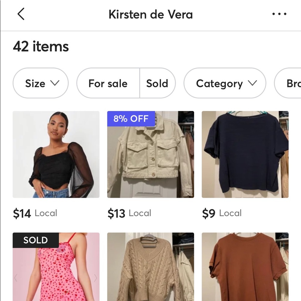 Check out my Mercari shop! :)
